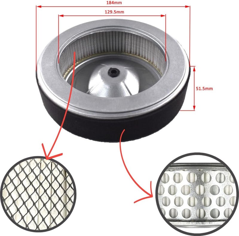KINDZA GENUINE TUNE UP KIT FOR GX630 GX660 GX690 INCLUDE 2 PK GENUINE OIL [08207-10W30] WITH GENUINE [15400-PLM-A02] OIL FILTER AND AIR FILTER REPLACE [17210-Z6L-010] 2 PK ORIGINAL SPARK PLUGS & FUEL FILTER - Image 3